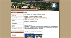 Desktop Screenshot of kunkovice.cz