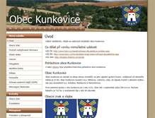 Tablet Screenshot of kunkovice.cz